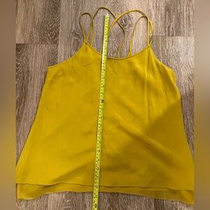 Women’s sleeveless silk top.